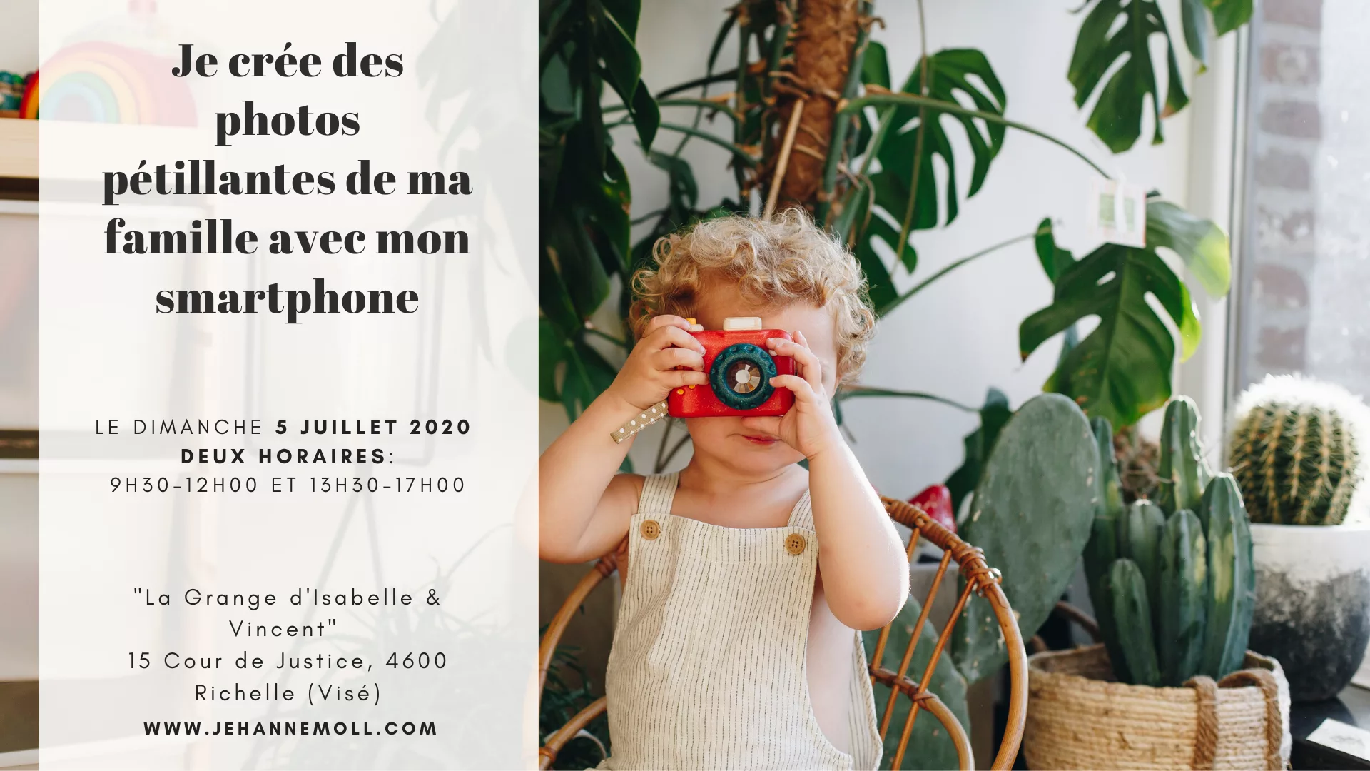 6 bonnes raisons de participer à l’Atelier de photo au smartphone spécial Familles